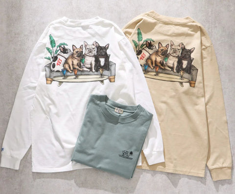 TES The Endless Summer | Popular French bulldog motif brand from Japan - Souvenir