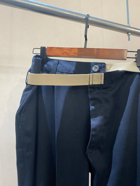 #070 VINTAGE REWORK CHINOS / NAVY