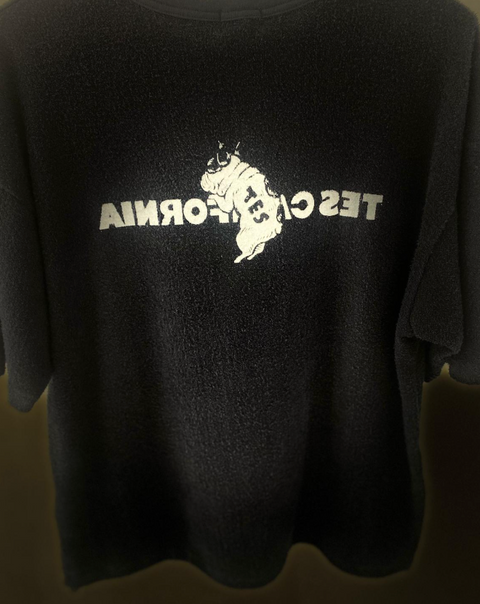 COMFORTABLE PILE BIG TEE / 60NAVY