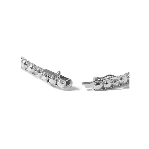 SILVER DIAMOND TENNIS BRACELET