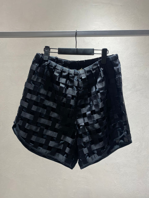 Black Beach Chair Goalie Shorts