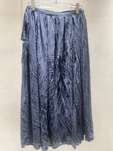 Tucked Long Skirt  Gray 50