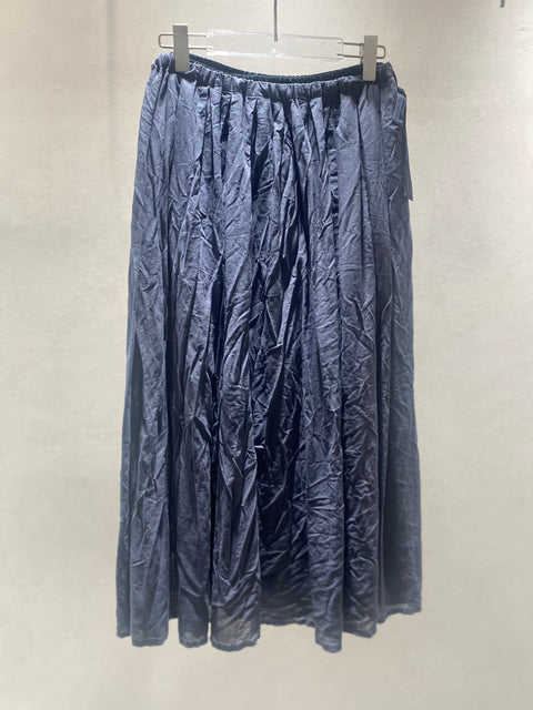 Tucked Long Skirt  Gray 50