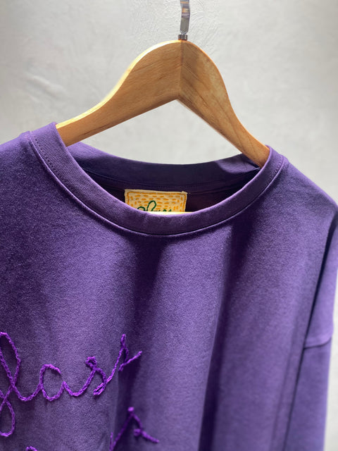 Purple "Glass Cypress" T-shirt