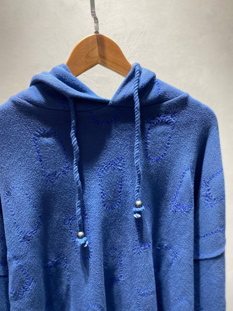 Blue Footprint Hoodie