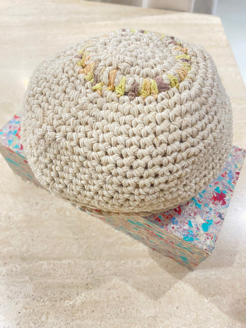 CROCHET COASTLINE BEANIE / SAND