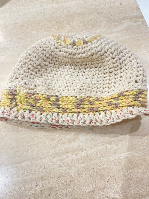 CROCHET COASTLINE BEANIE / SAND