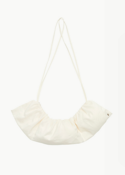 SHIRRING BAG  IVORY