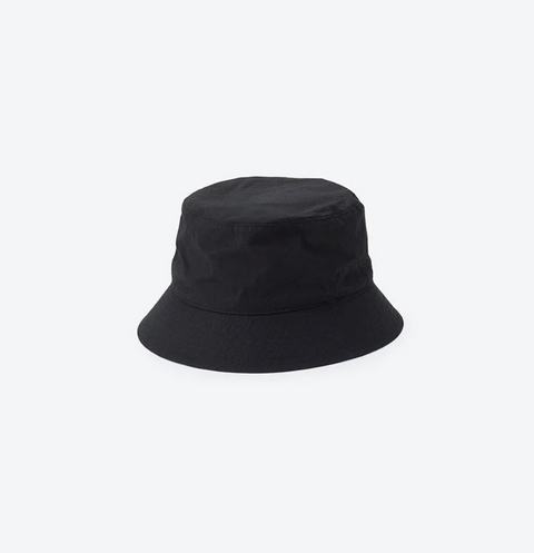 BLACK VENTILE BUCKET HAT