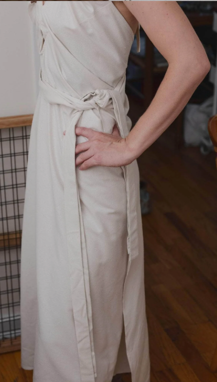 NODE DRESS  UNDYED