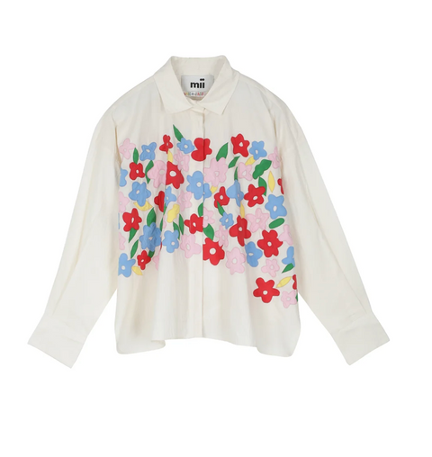 Greta Shirt Flowers