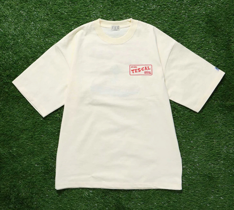 TES DINER EMB BIG T-SHIRT / C-24574303 / CREAM