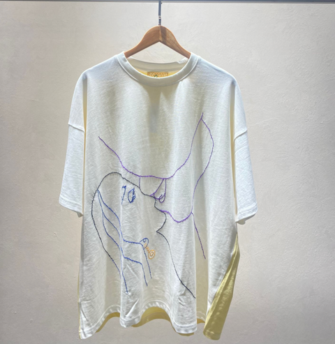 Panelled Kissing T-Shirt