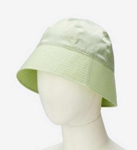 SILK LIKE SATIN SAILOR HAT LIME GREEN 36- NO: W-241136-36