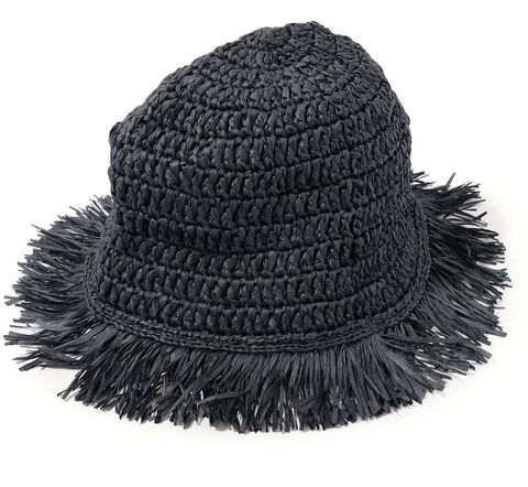 PAPER KNIT METRO HAT  BLACK 01- NO: WKN-241206-01