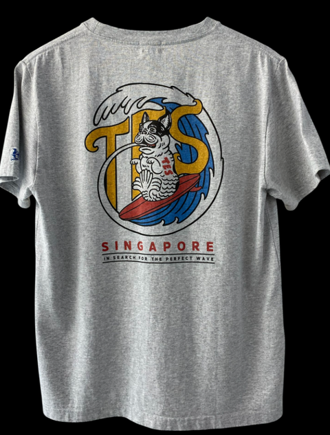 EXCLUSIVE COLLAB FOR SOUVENIR : LIMITED EDITION SG TEE 03GREY