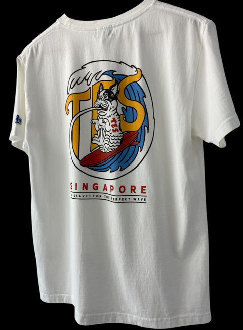 EXCLUSIVE COLLAB FOR SOUVENIR : LIMITED EDITION SG TEE 07WHITE