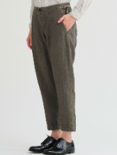 Linen Twill Tapered Pants / Khaki44