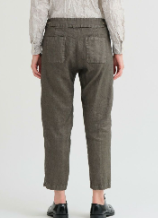 Linen Twill Tapered Pants / Khaki44