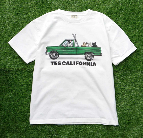 4BUHI SURF TRACK TEE / 07WHITE