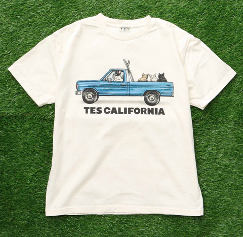 4BUHI SURF TRACK TEE / 05IVORY