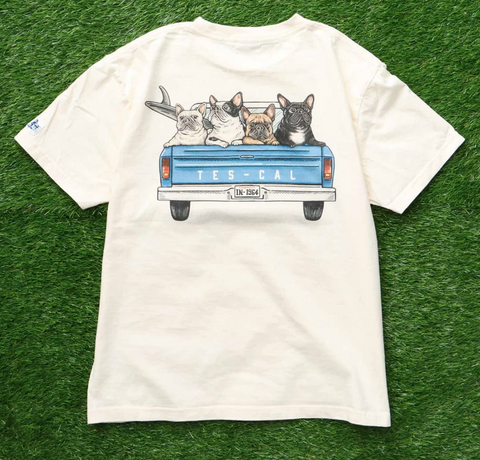 4BUHI SURF TRACK TEE / 05IVORY