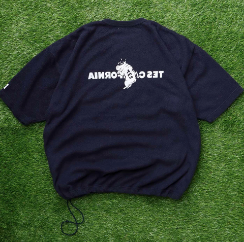 COMFORTABLE PILE BIG TEE / 60NAVY