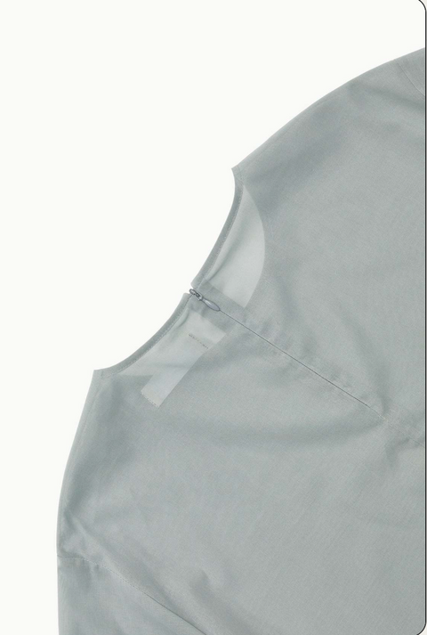 SHORT SLEEVE VOLUME TOP  MINT