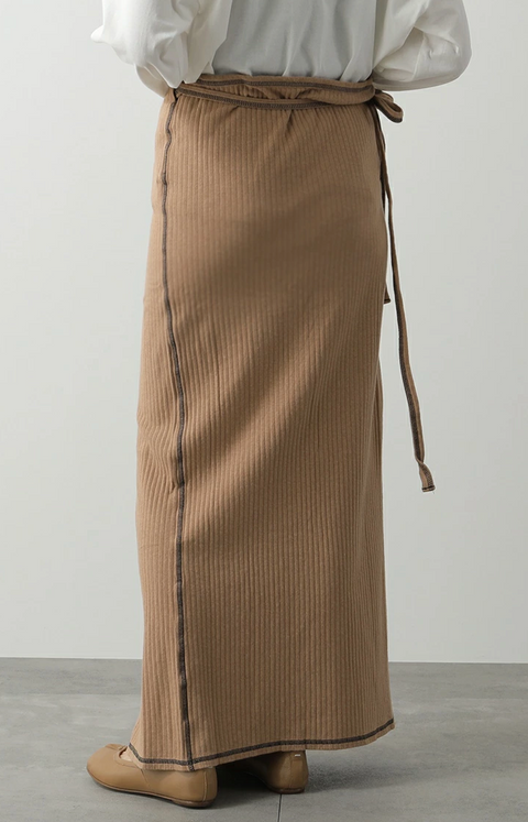 BRIG PUNICA SKIRT  BRICK & BLK