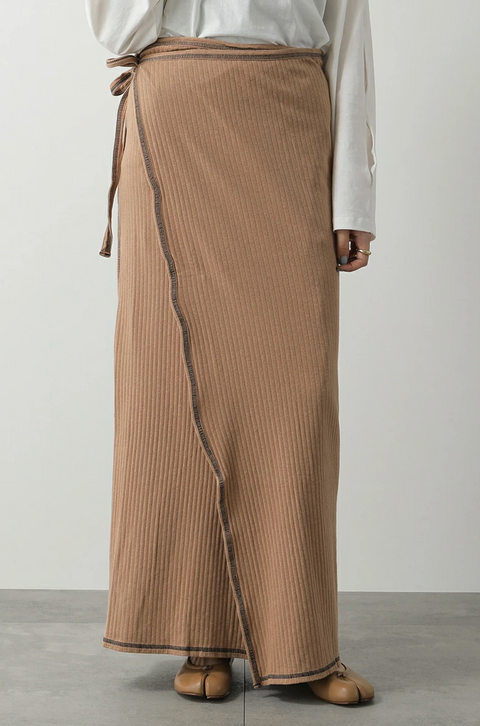 BRIG PUNICA SKIRT  BRICK & BLK