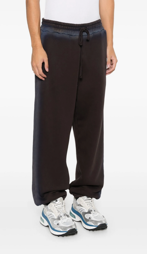 BROWN VERGE SWEATPANTS