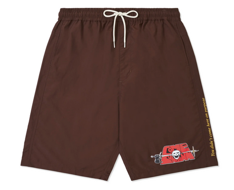 SPLIT SHORTS BROWN