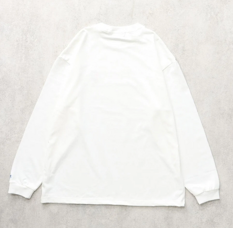 FH-25374318 : SURFER BUHI EMB LONG SLEEVE TEE 07 WHITE